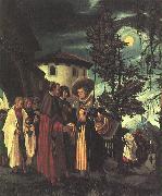 Albrecht Altdorfer The Departure of Saint Florian oil